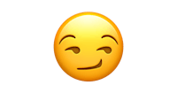 a yellow emoji with a smiley face